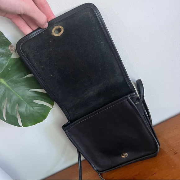 Coach Vintage Leather Flap Mini Crossbody Bag - Picture 6 of 12